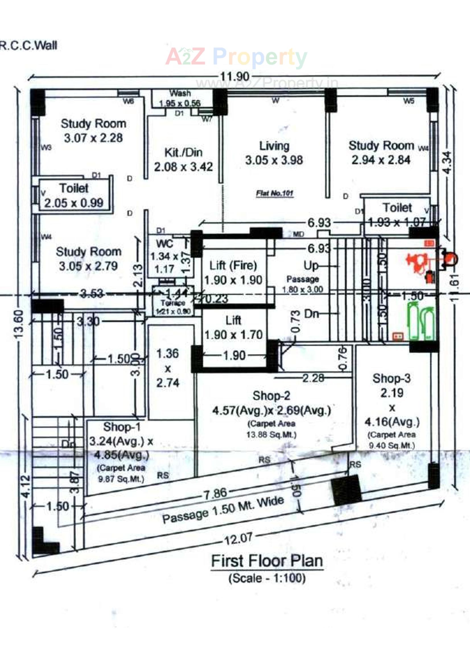 Layout of real estate project Pavitra Heights located at Kothariya, Rajkot, Gujarat