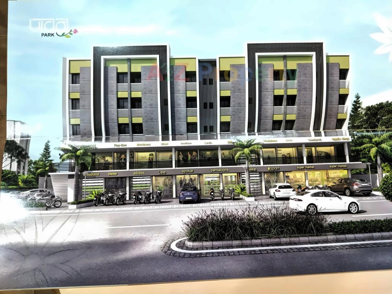 3D Elevation of real estate project Pawan Park located at Rajkot, Rajkot, Gujarat