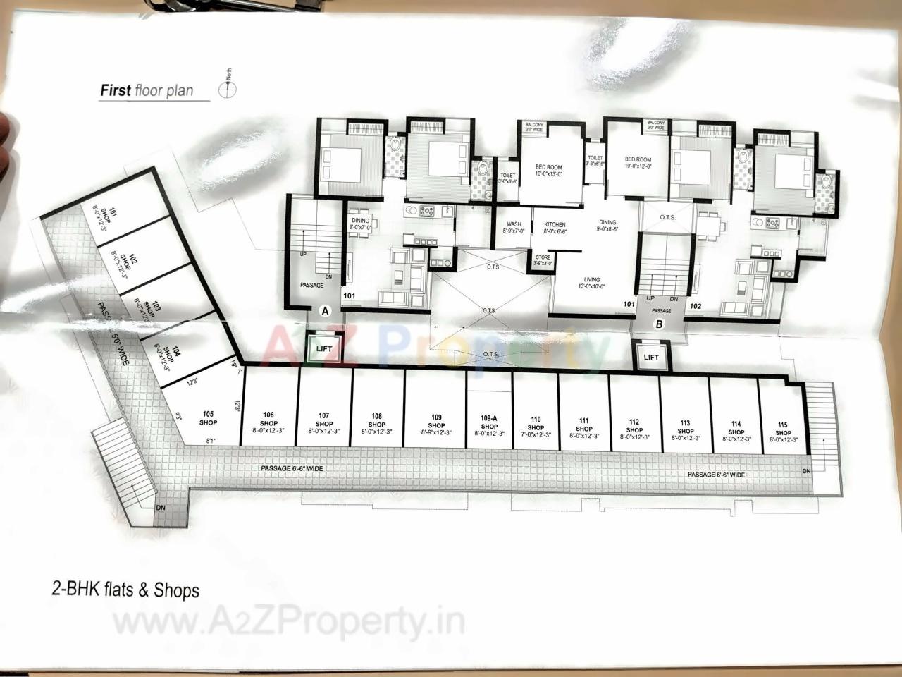 Layout of real estate project Pawan Park located at Rajkot, Rajkot, Gujarat
