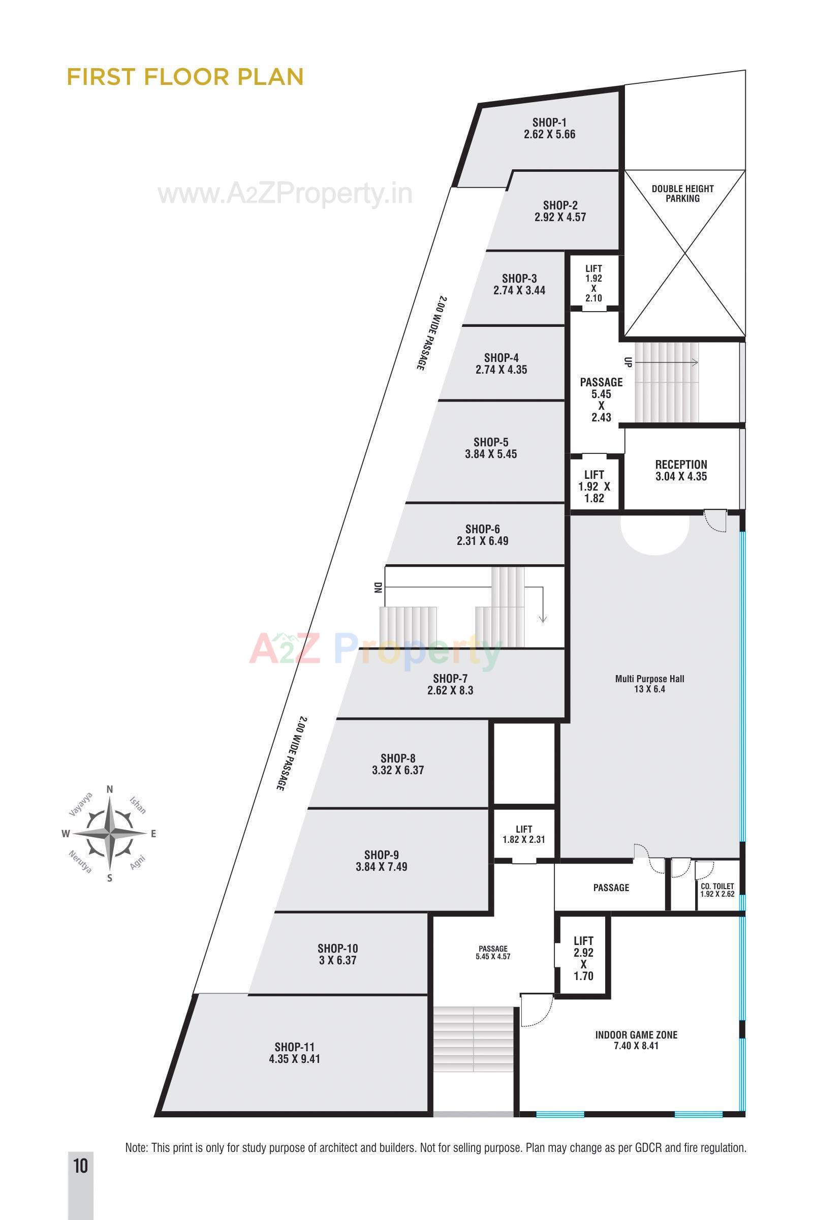 Layout of real estate project Pipaliya Empire located at Rajkot, Rajkot, Gujarat
