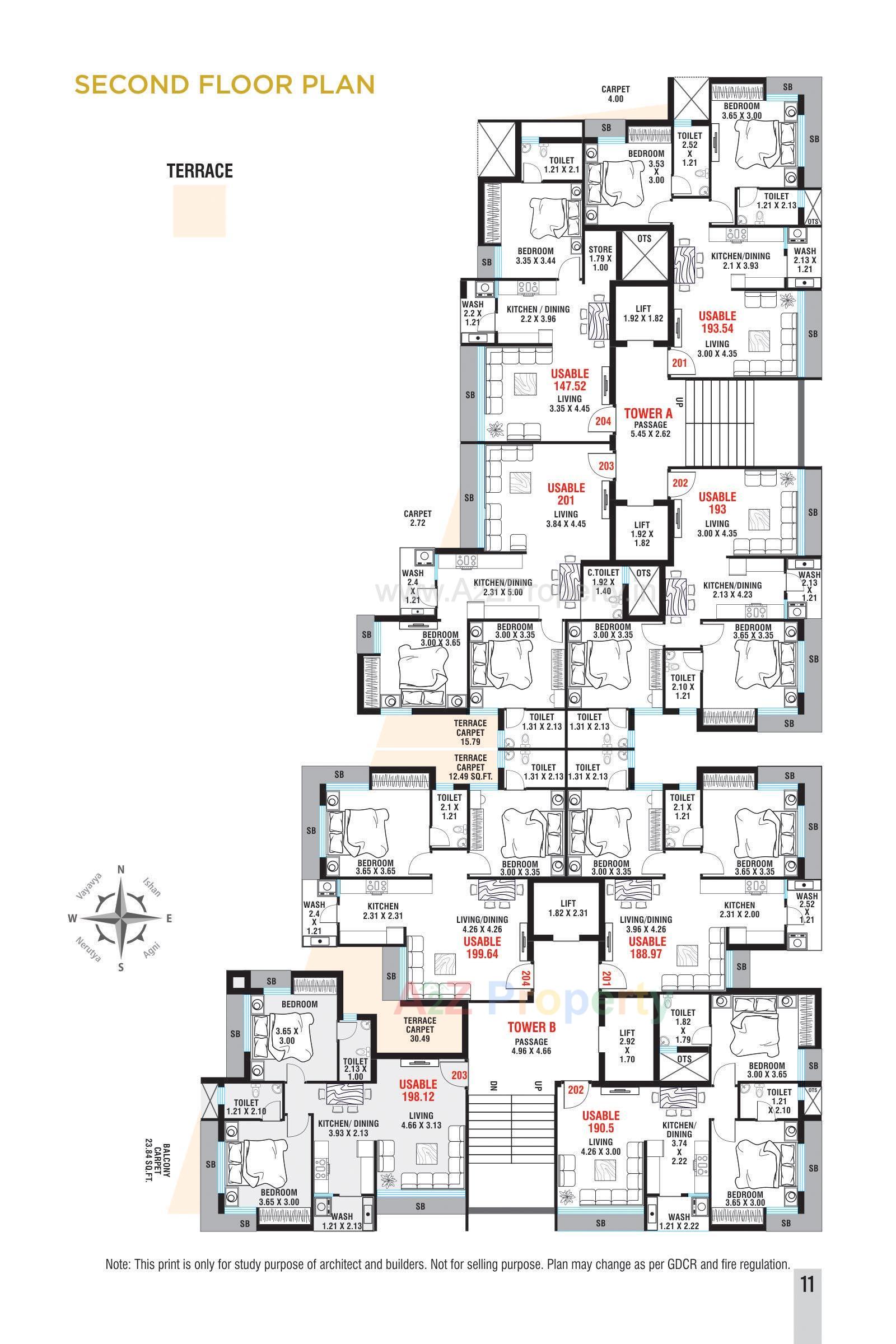 Layout of real estate project Pipaliya Empire located at Rajkot, Rajkot, Gujarat
