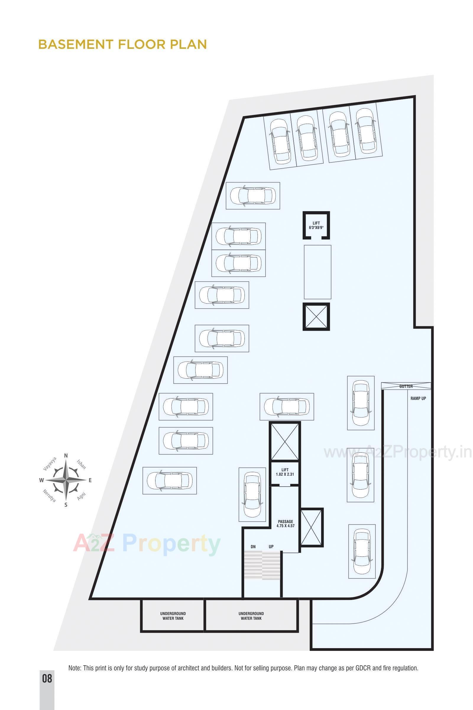 Layout of real estate project Pipaliya Empire located at Rajkot, Rajkot, Gujarat