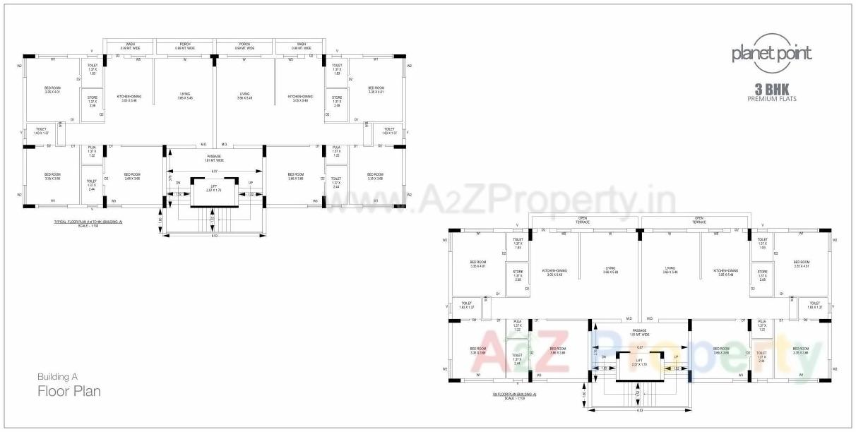 Layout of real estate project Planet Point located at Raiya, Rajkot, Gujarat