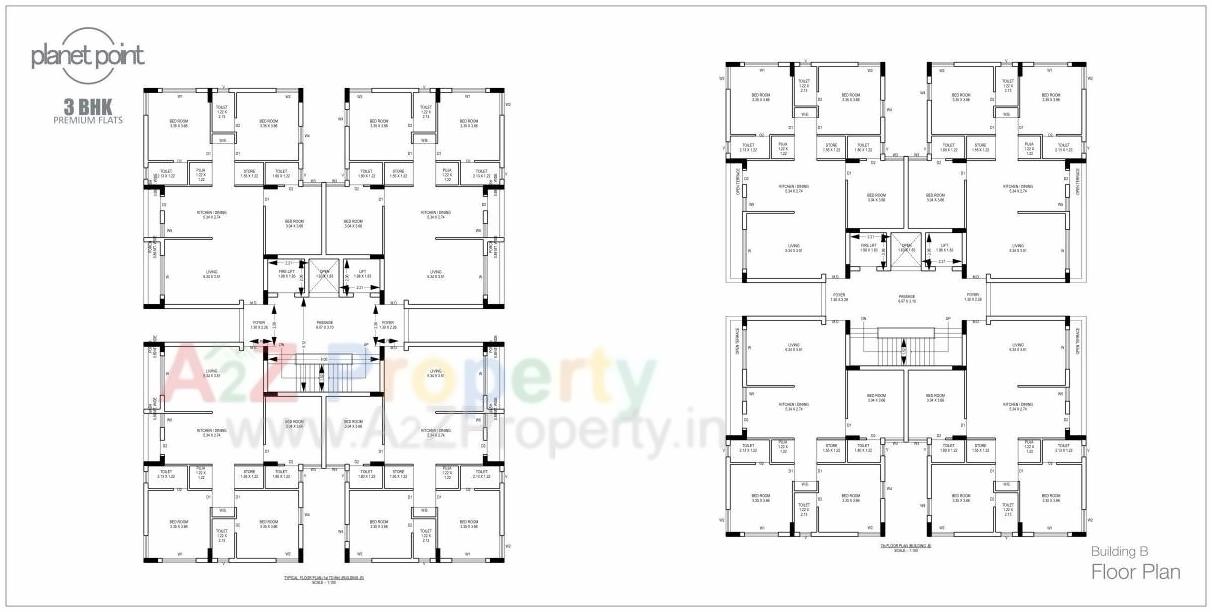Layout of real estate project Planet Point located at Raiya, Rajkot, Gujarat