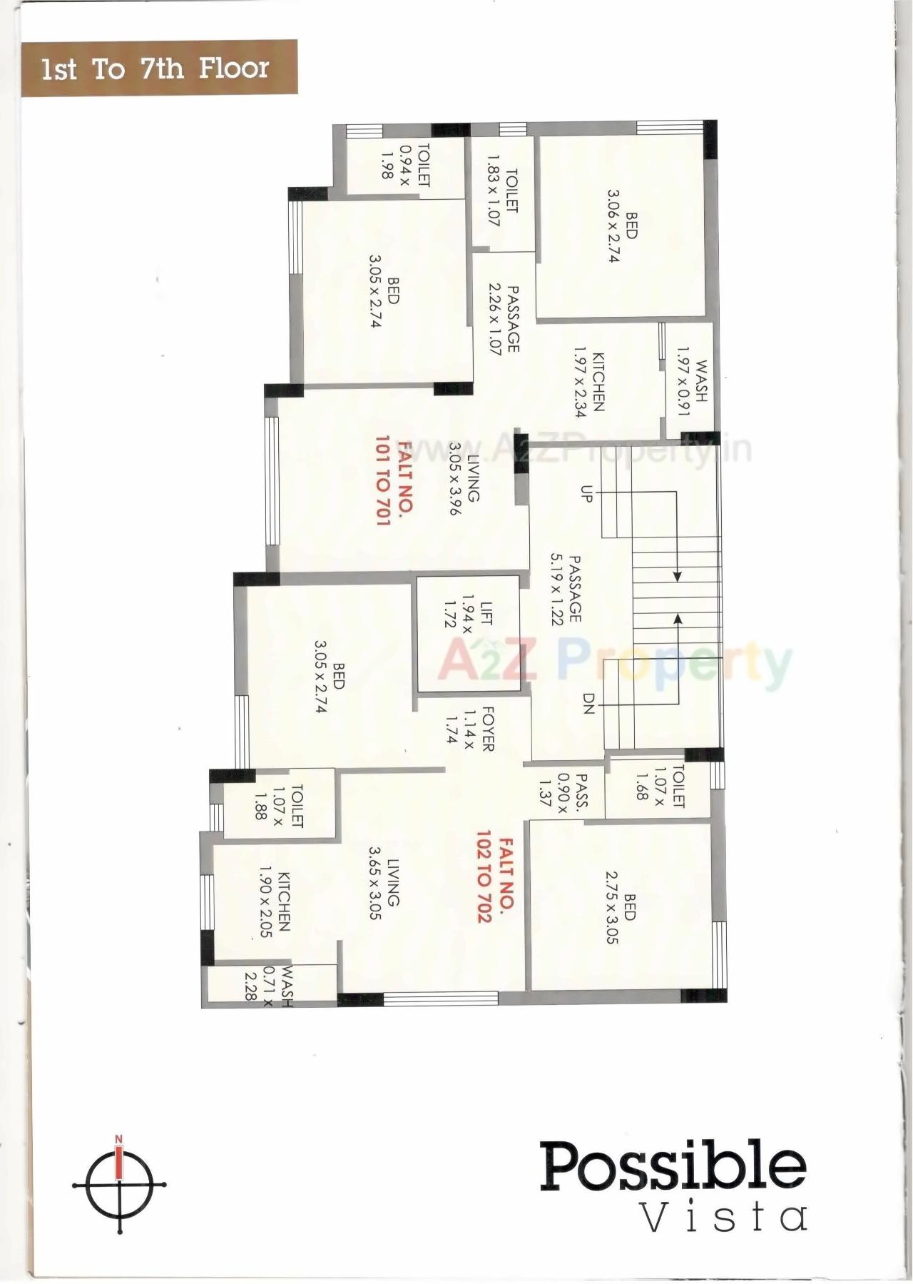 Layout of real estate project Possible Alta   Vista located at Rajkot, Rajkot, Gujarat