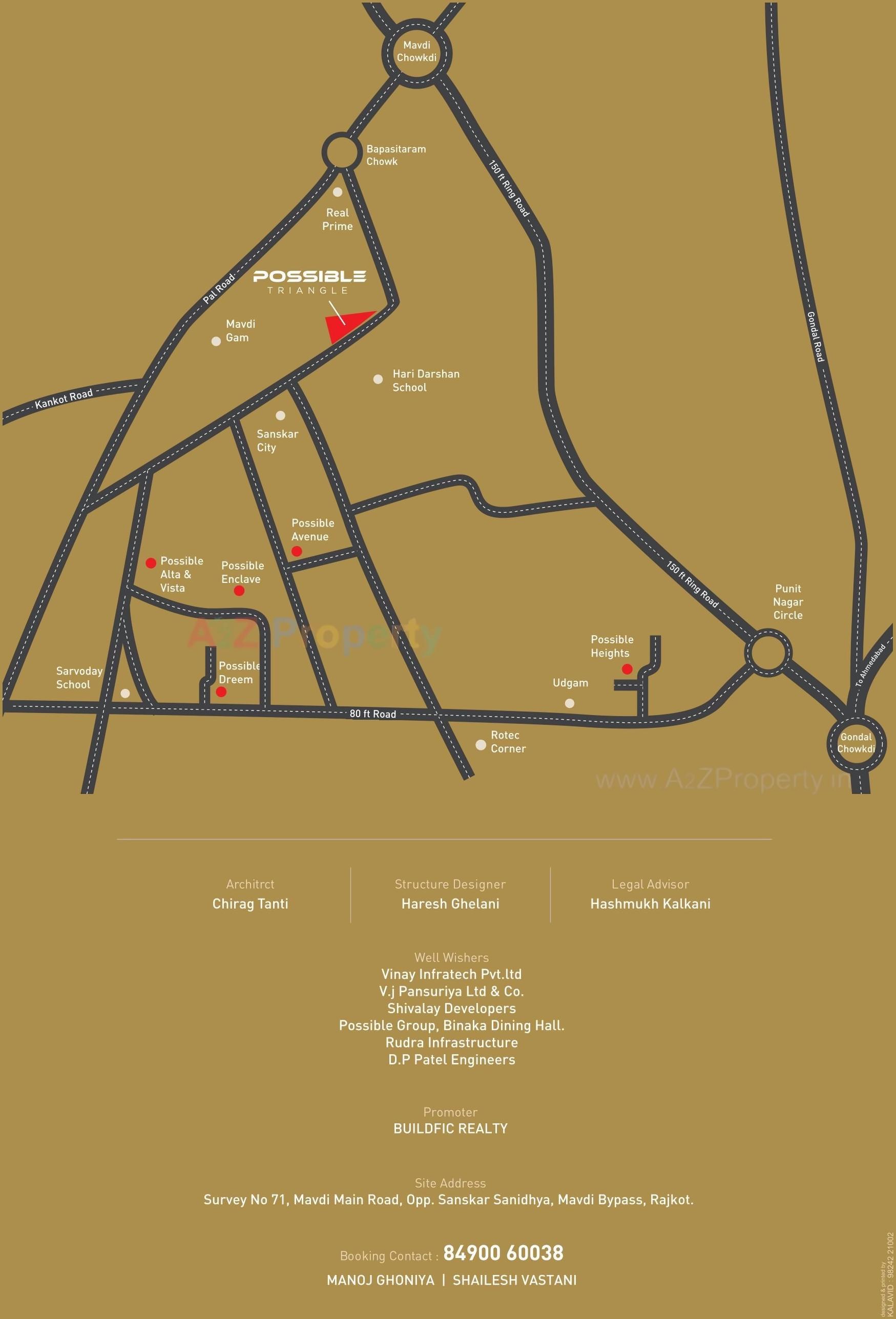  of real estate project Possible Triangle located at Mavdi, Rajkot, Gujarat