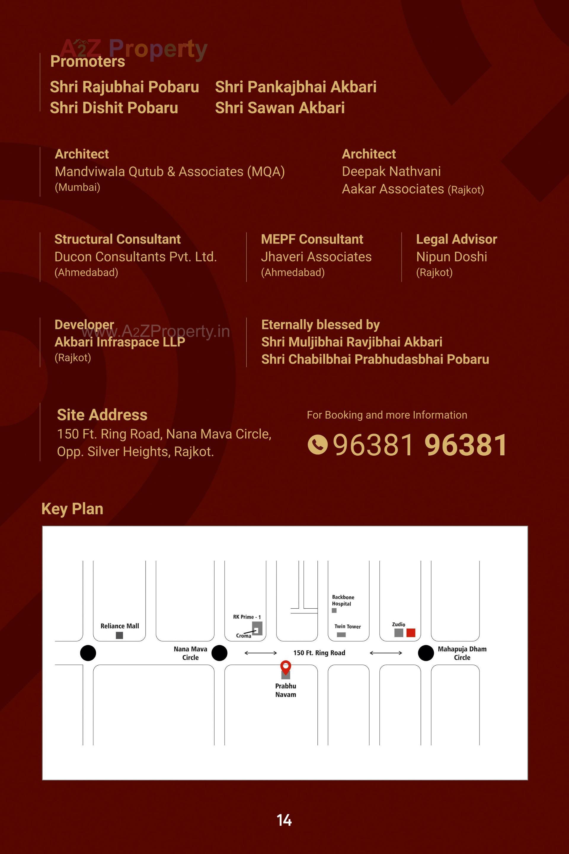  of real estate project Prabhu Navam located at Nanamava, Rajkot, Gujarat