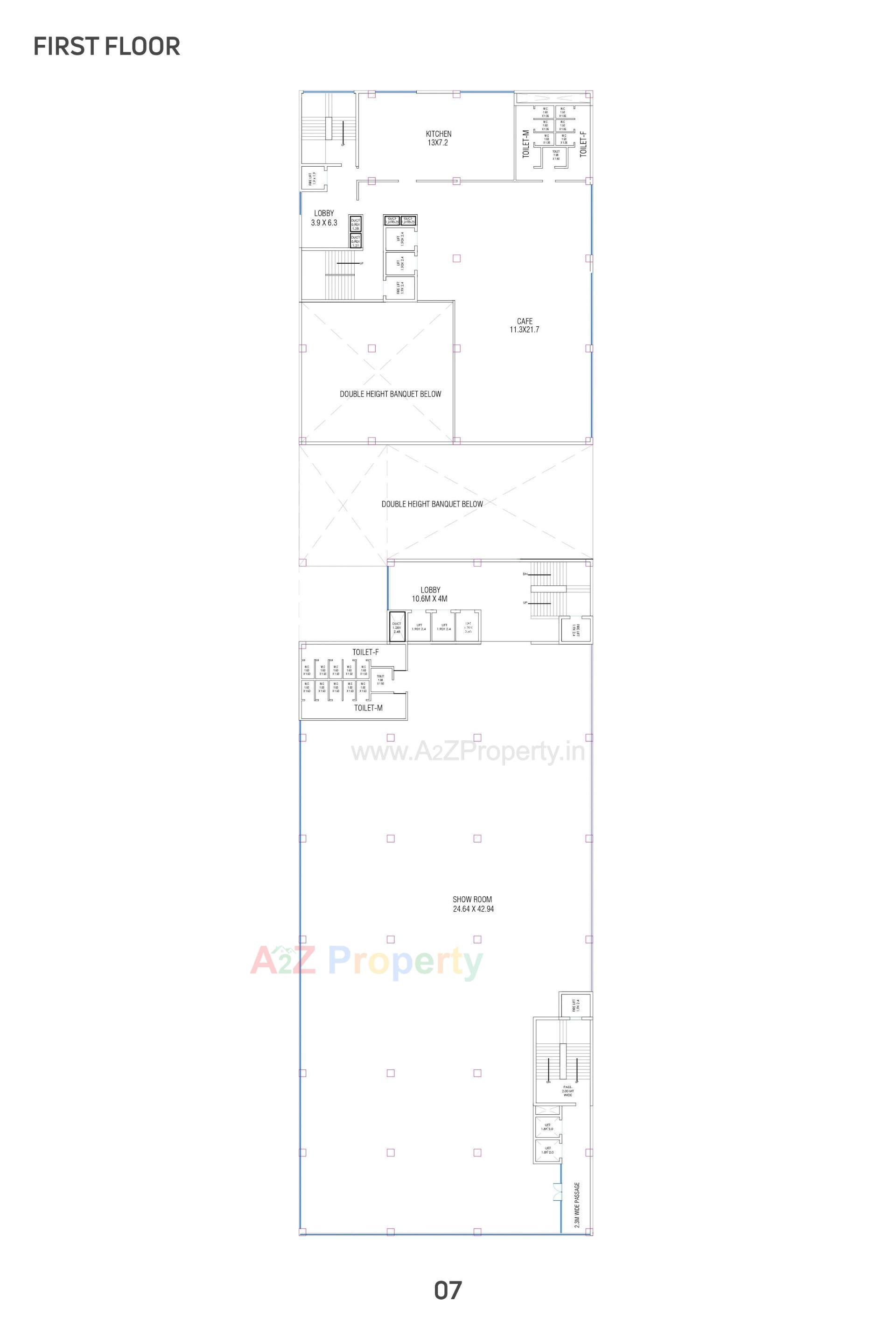 Layout of real estate project Prabhu Navam located at Nanamava, Rajkot, Gujarat