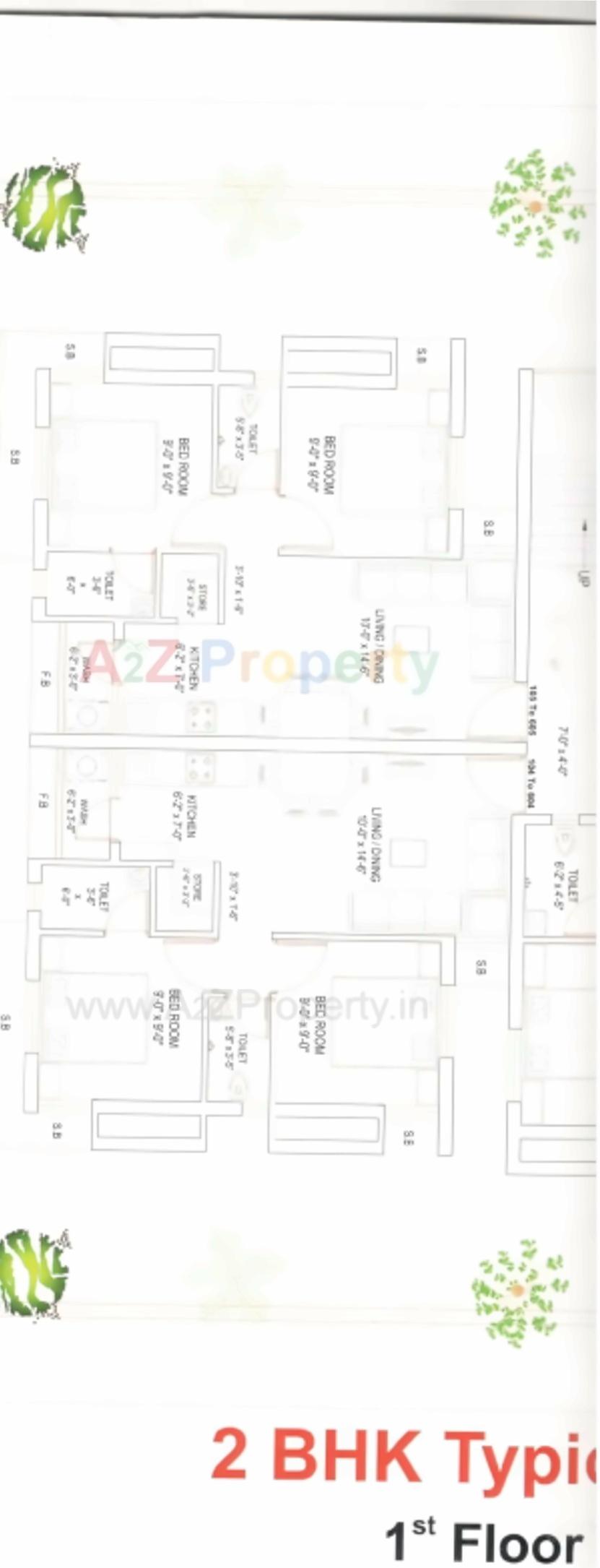 Layout of real estate project Prabhu Palace located at Rajkot, Rajkot, Gujarat