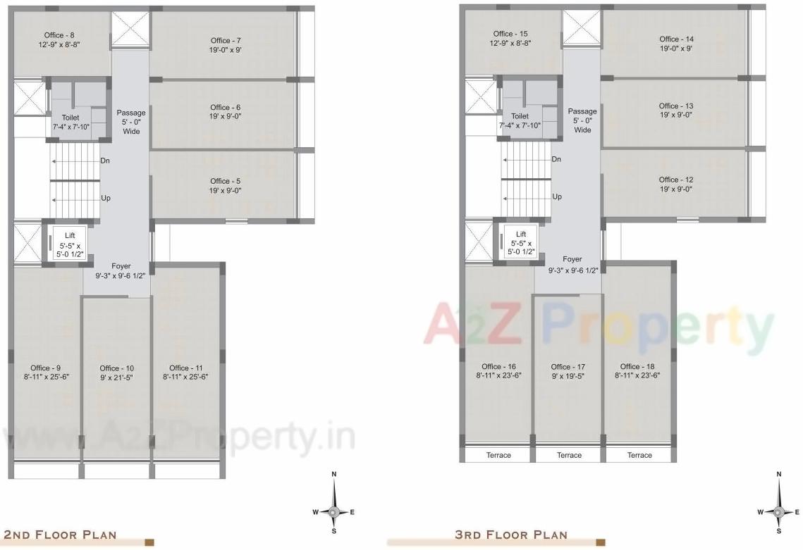 Layout of real estate project Prabhu Royal Arcade located at Rajkot, Rajkot, Gujarat