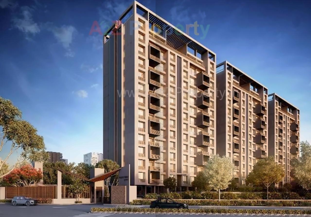 3D Elevation of real estate project Pradhyuman Aspire located at Mavdi, Rajkot, Gujarat