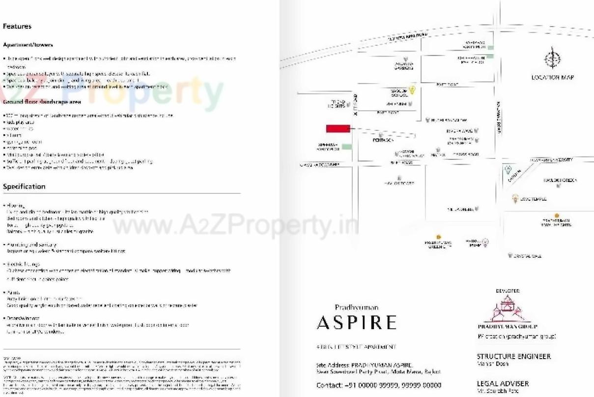  of real estate project Pradhyuman Aspire located at Mavdi, Rajkot, Gujarat