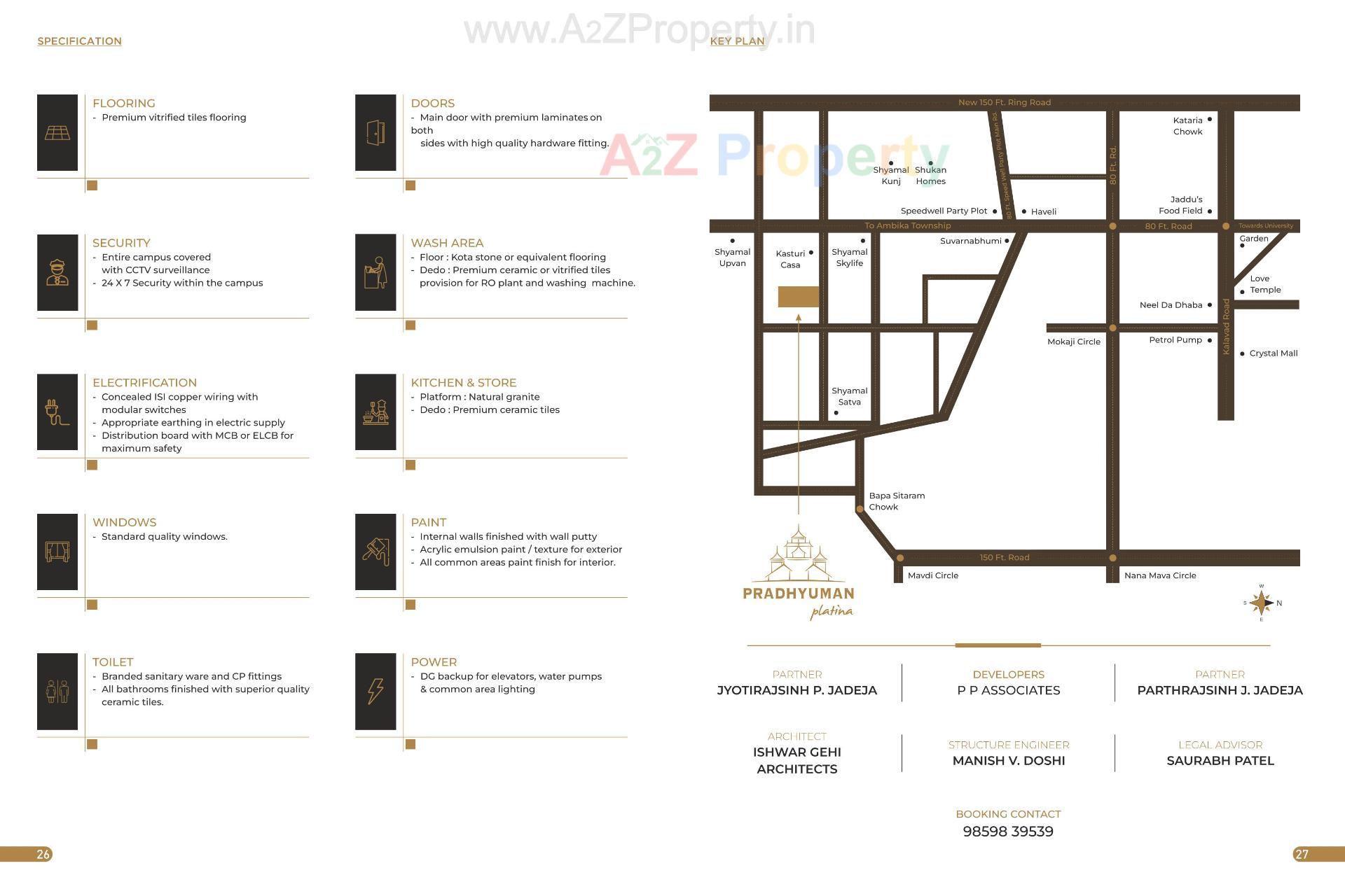  of real estate project Pradhyuman Platina located at Mavdi, Rajkot, Gujarat