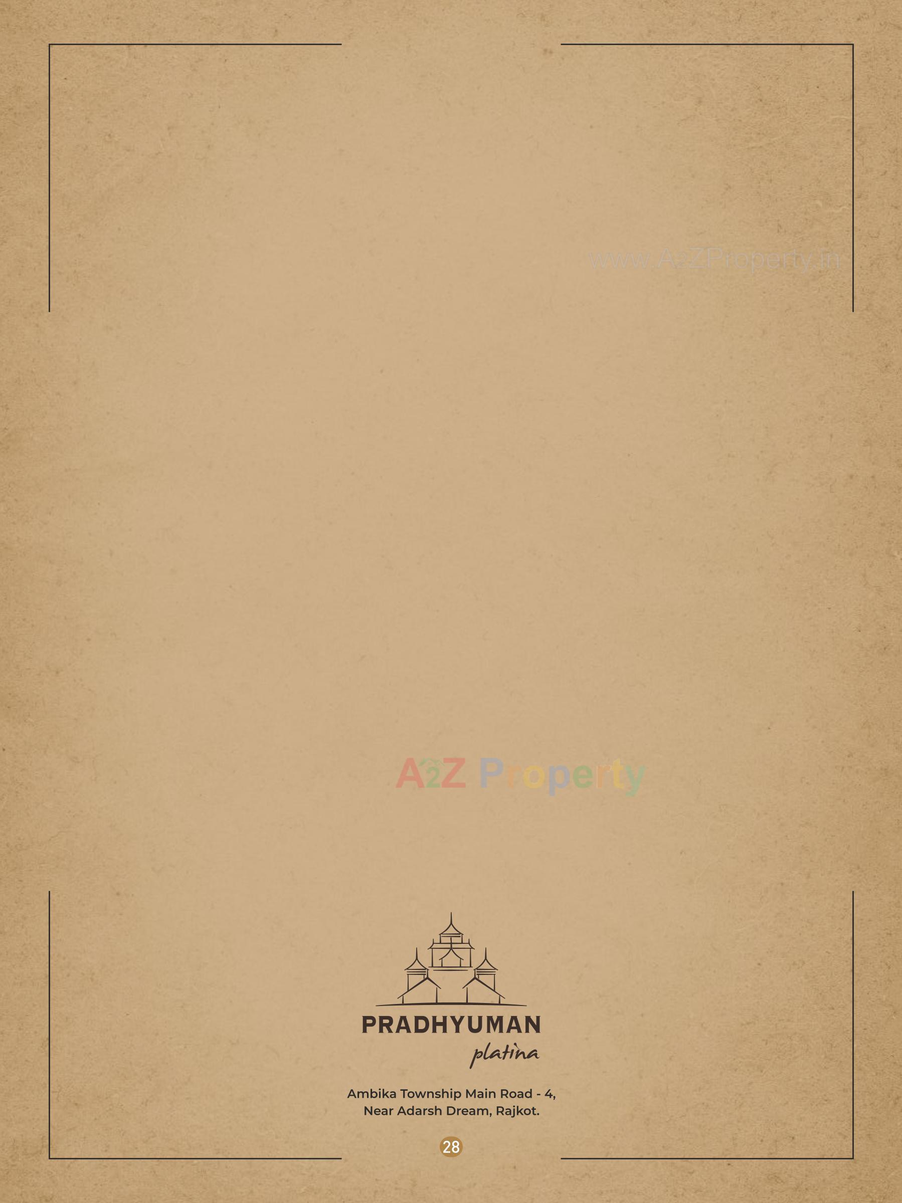  of real estate project Pradhyuman Platina located at Mavdi, Rajkot, Gujarat