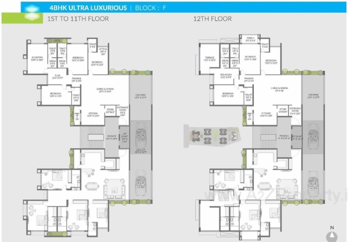 Layout of real estate project Pradhyuman Royal Heights located at Nana-mava, Rajkot, Gujarat