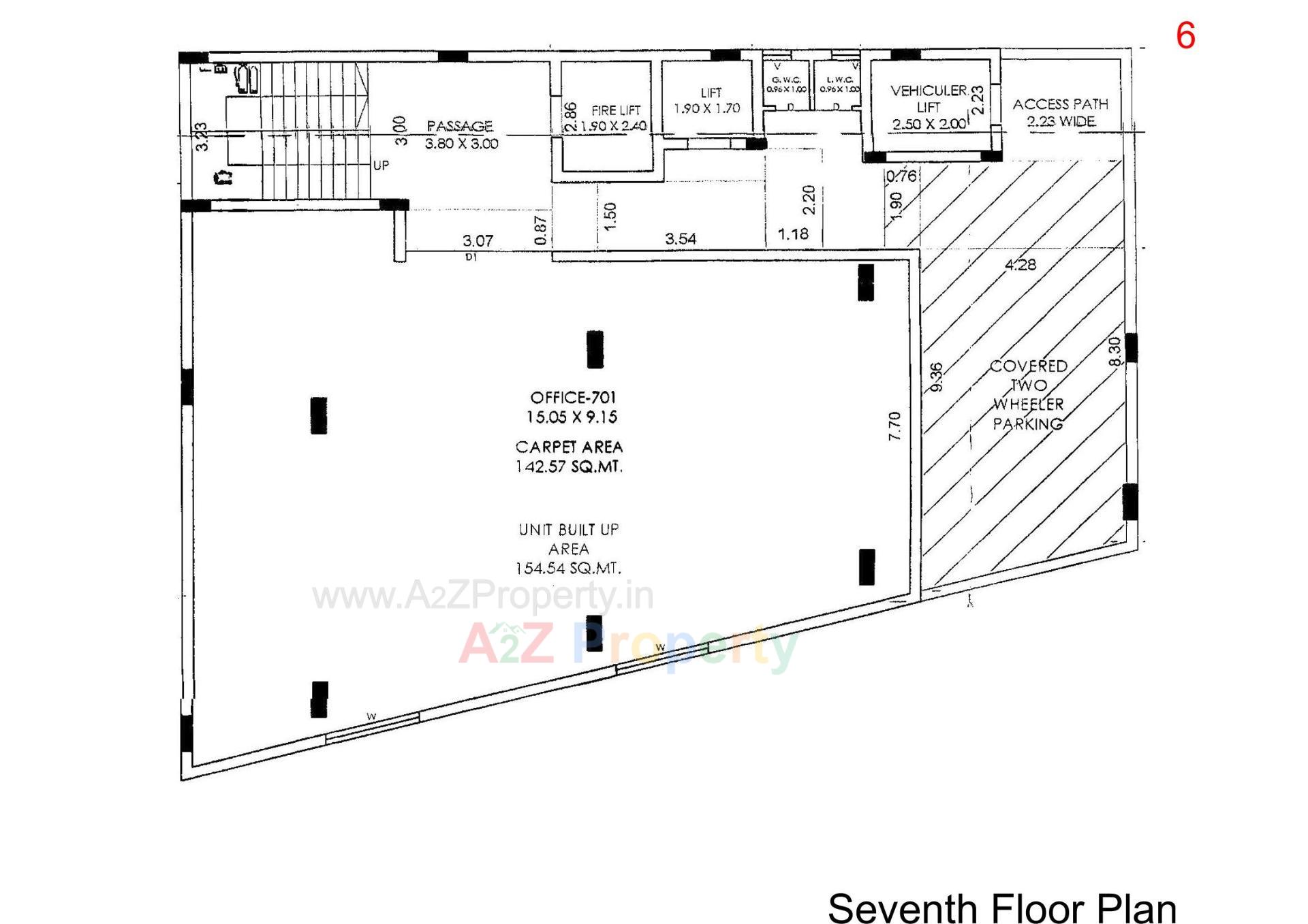 Layout of real estate project Pramukh Darshan located at Rajkot, Rajkot, Gujarat