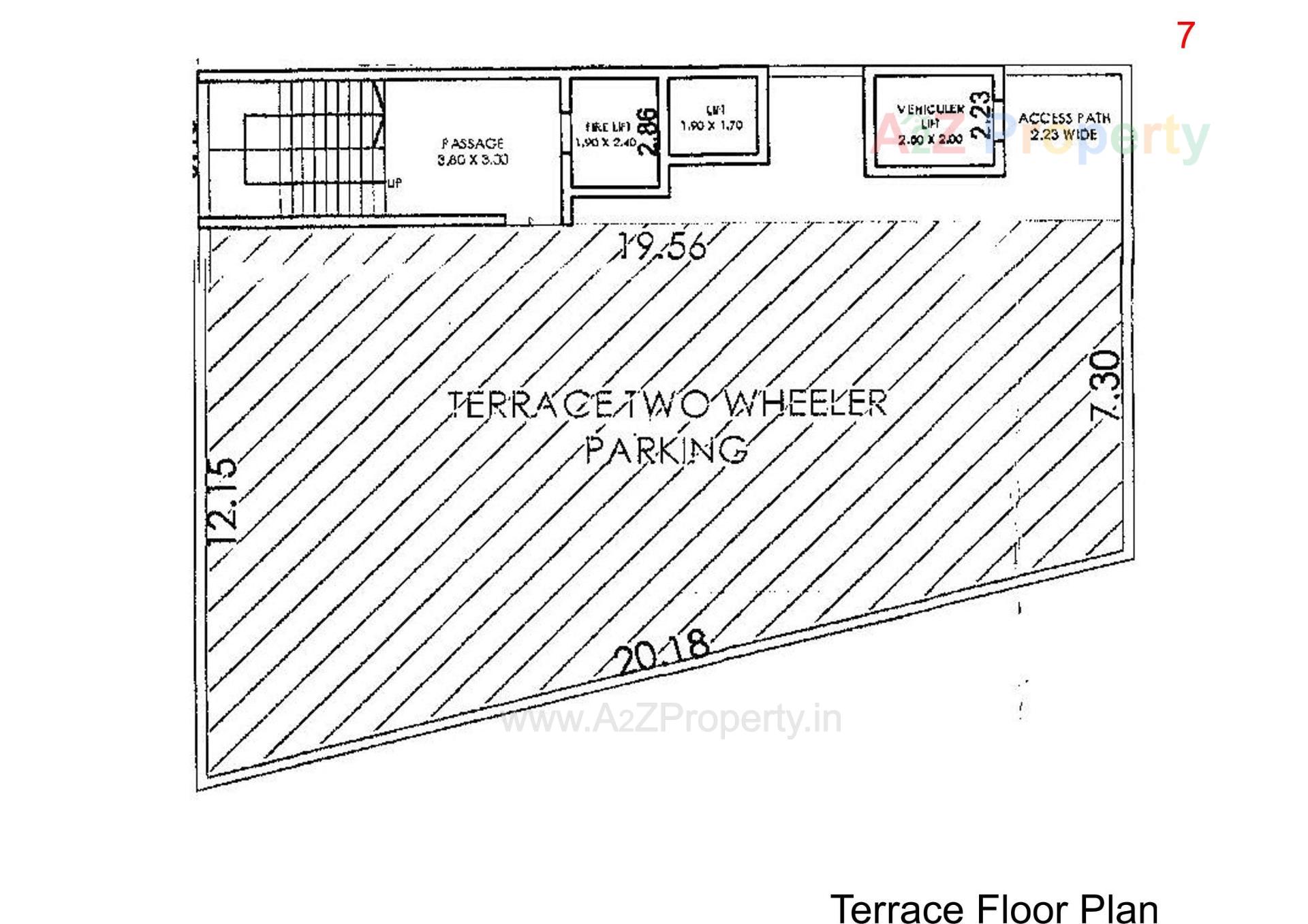 Layout of real estate project Pramukh Darshan located at Rajkot, Rajkot, Gujarat