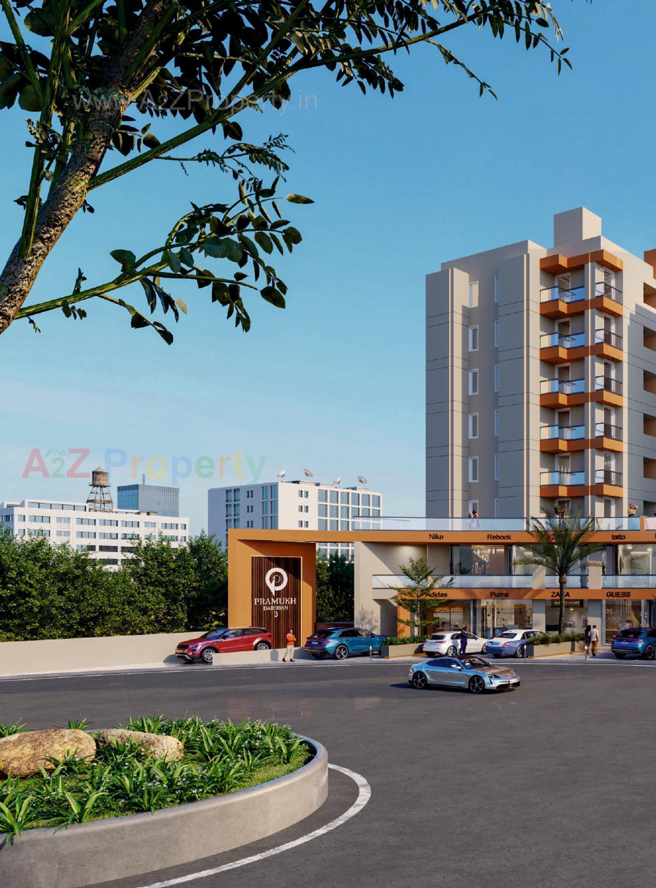 3D Elevation of real estate project Pramukh Darshan located at Rajkot, Rajkot, Gujarat