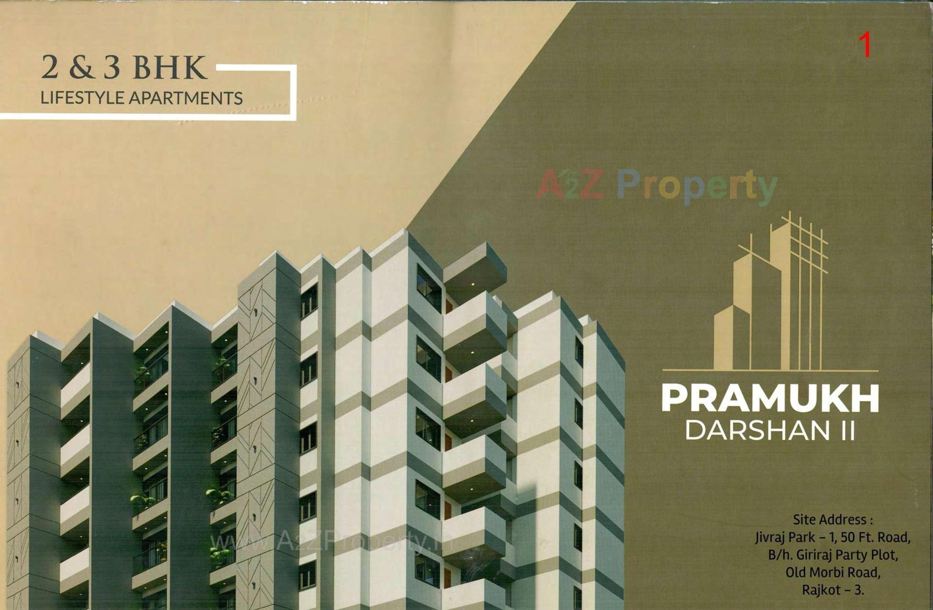 3D Elevation of real estate project Pramukh Darshan Ii located at Rajkot, Rajkot, Gujarat