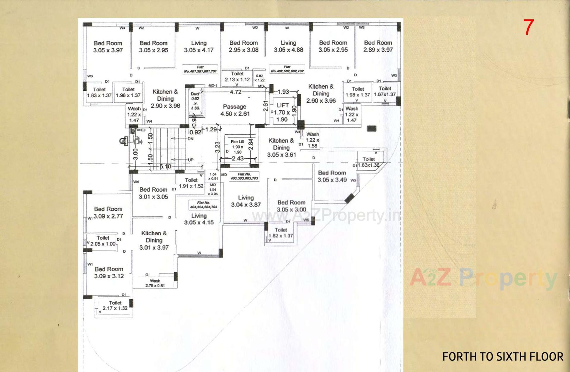 Layout of real estate project Pramukh Darshan Ii located at Rajkot, Rajkot, Gujarat