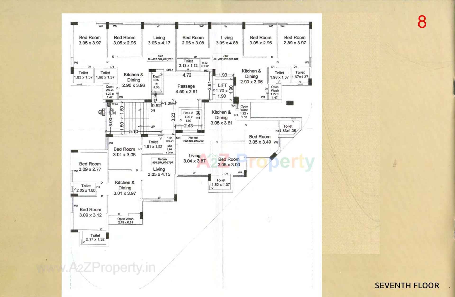 Layout of real estate project Pramukh Darshan Ii located at Rajkot, Rajkot, Gujarat