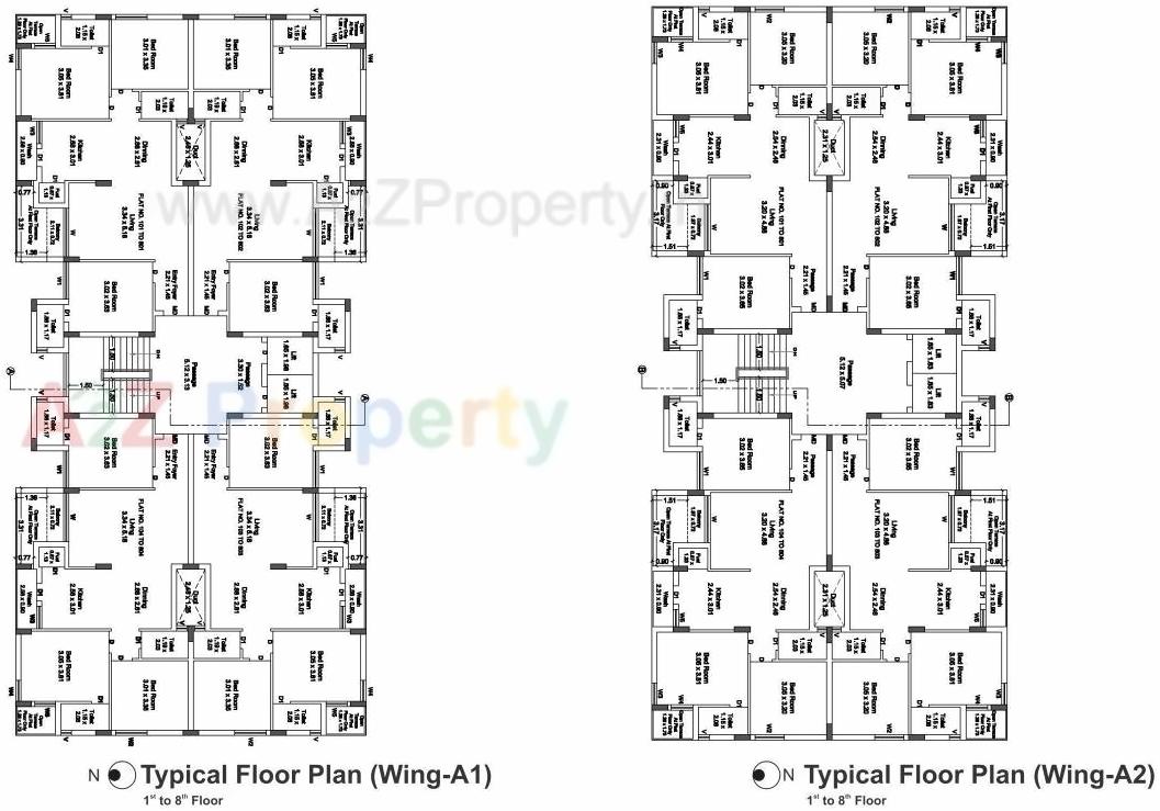Layout of real estate project Pramukh Exotica located at Mavdi, Rajkot, Gujarat