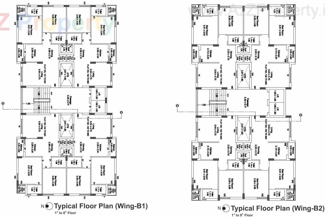 Layout of real estate project Pramukh Exotica located at Mavdi, Rajkot, Gujarat