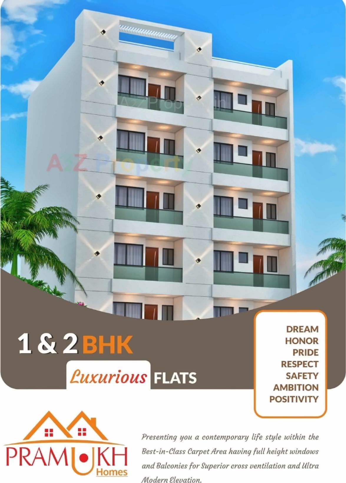 3D Elevation of real estate project Pramukh Homes located at Mavdi, Rajkot, Gujarat