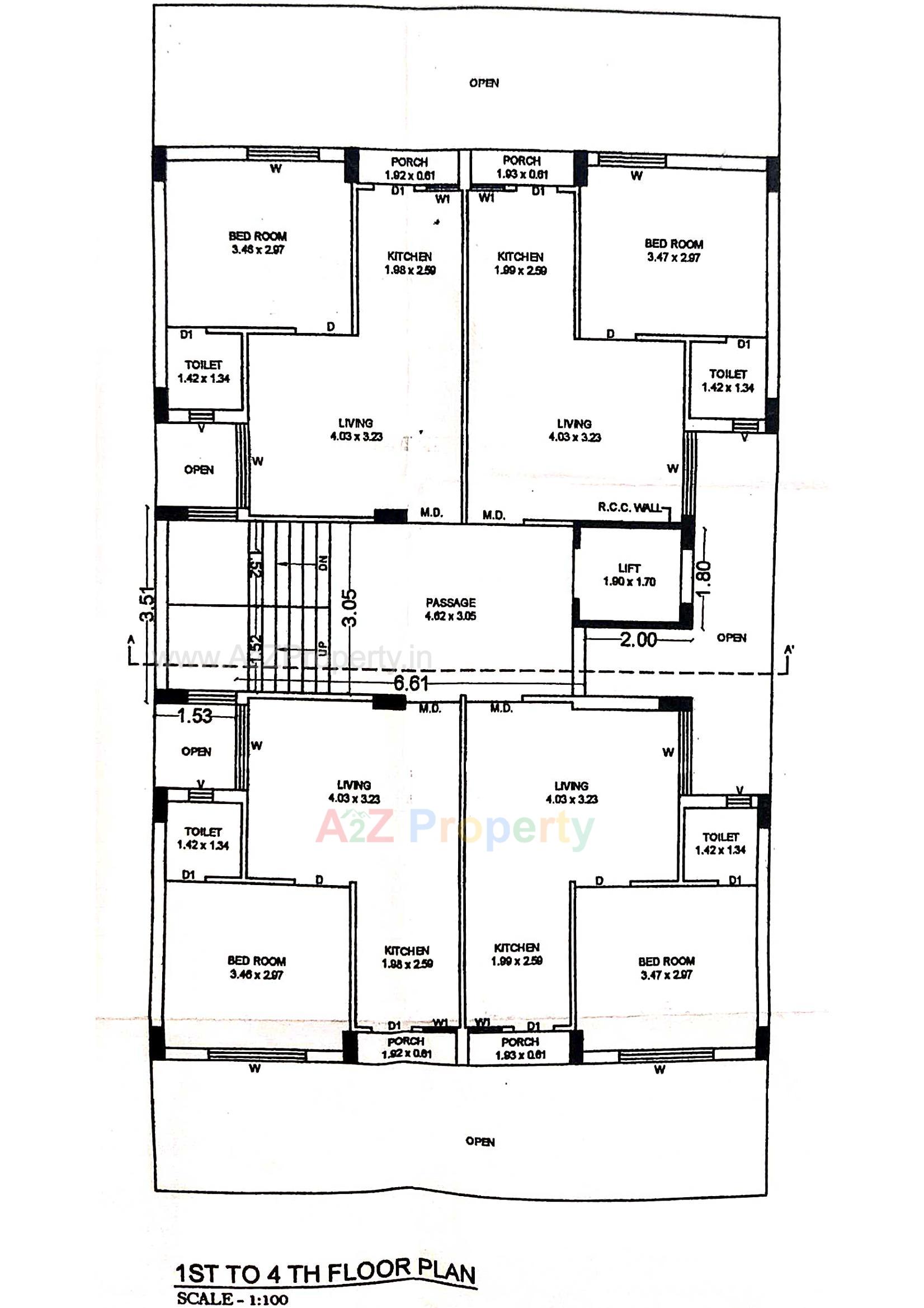 Layout of real estate project Prapti Avenue located at Rajkot, Rajkot, Gujarat