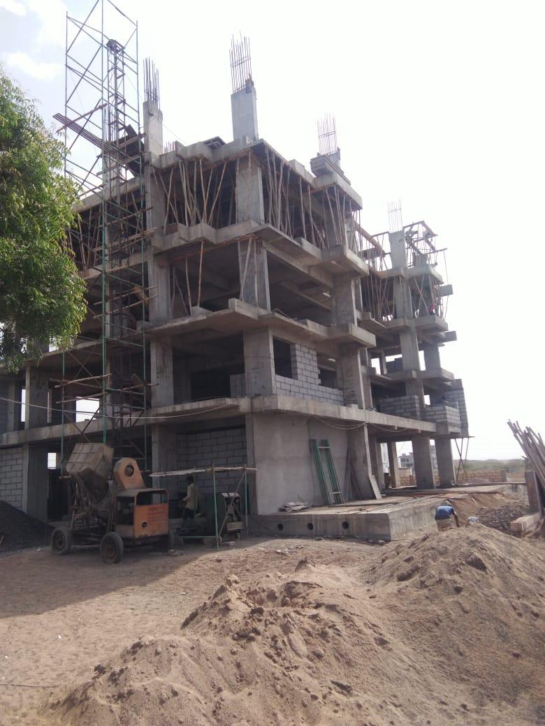 39111_const of real estate project Prashanti Heights located at Munjka, Rajkot, Gujarat
