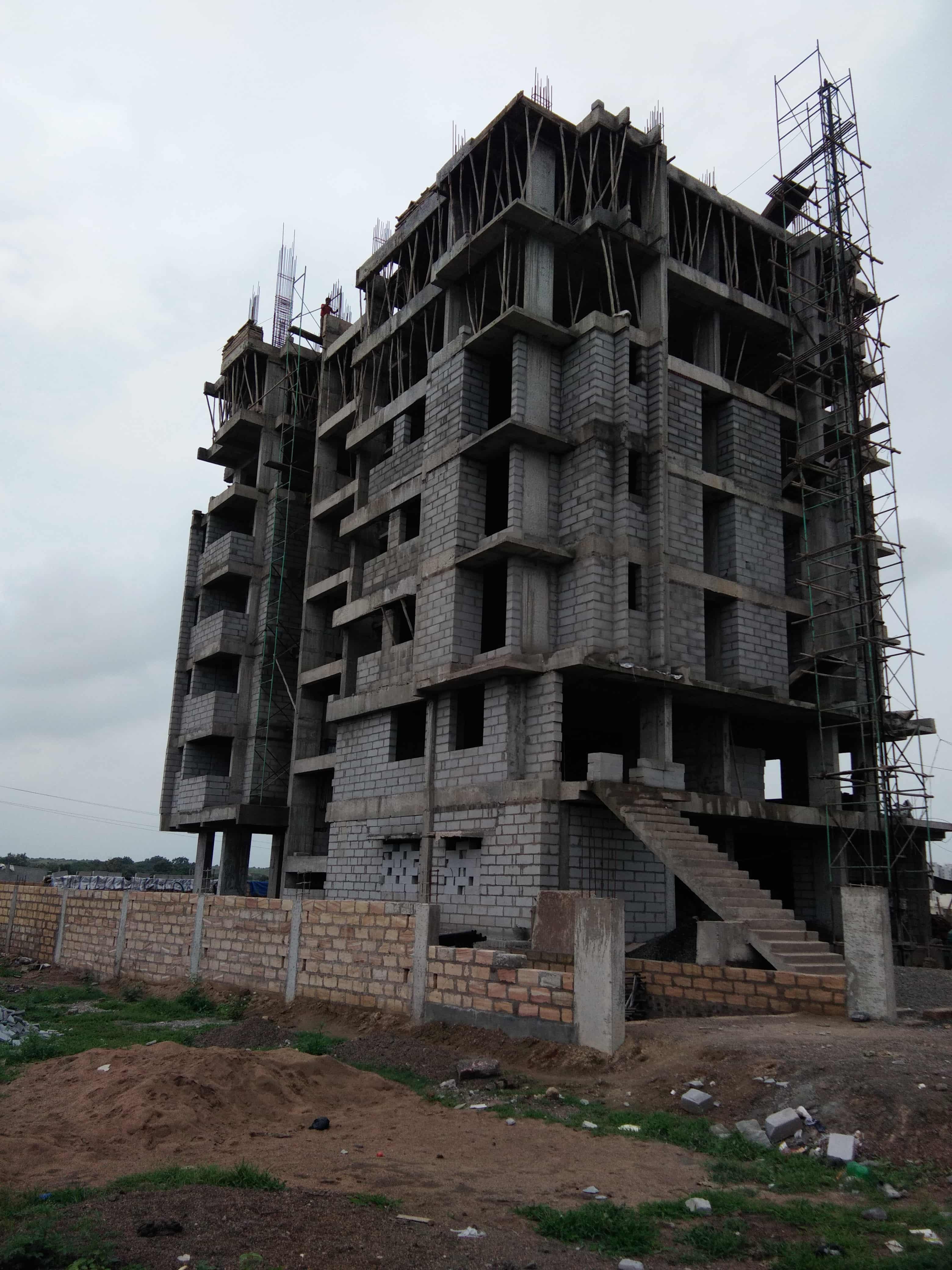 62037_const of real estate project Prashanti Heights located at Munjka, Rajkot, Gujarat