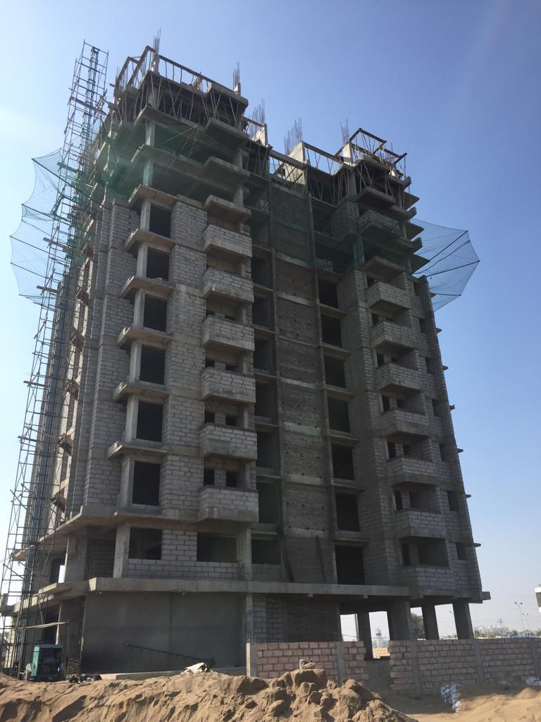 92246_const of real estate project Prashanti Heights located at Munjka, Rajkot, Gujarat