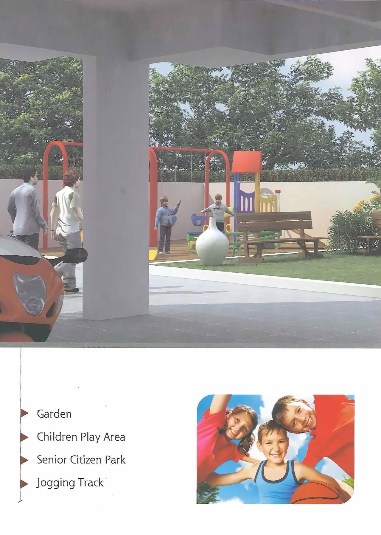 3D Elevation of real estate project Prashanti Heights located at Munjka, Rajkot, Gujarat