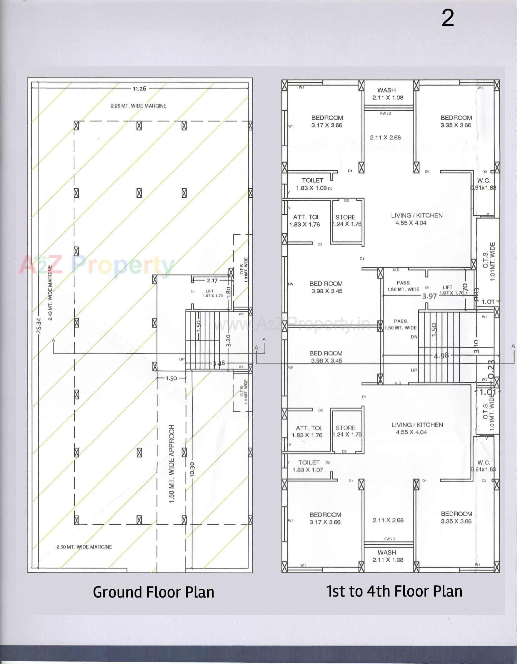 Layout of real estate project Pratham Ashray located at Rajkot, Rajkot, Gujarat