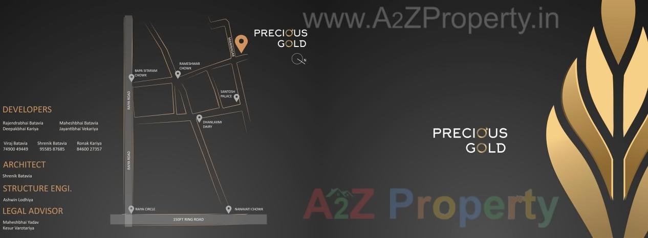  of real estate project Precious Gold located at Raiya, Rajkot, Gujarat