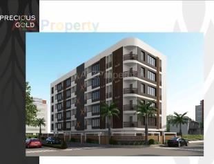 Elevation of real estate project Precious Gold located at Raiya, Rajkot, Gujarat