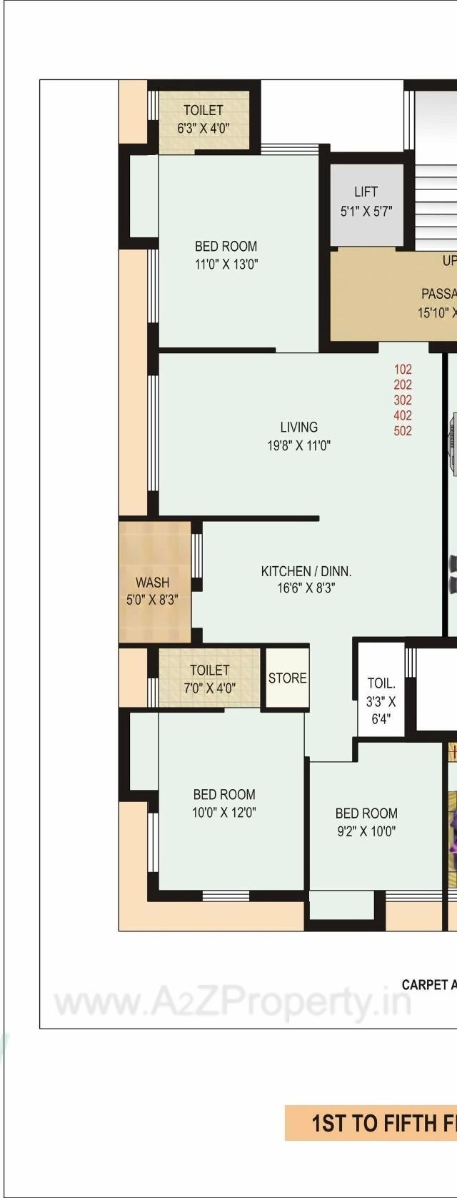 Layout of real estate project Premkunvar located at Rajkot, Rajkot, Gujarat