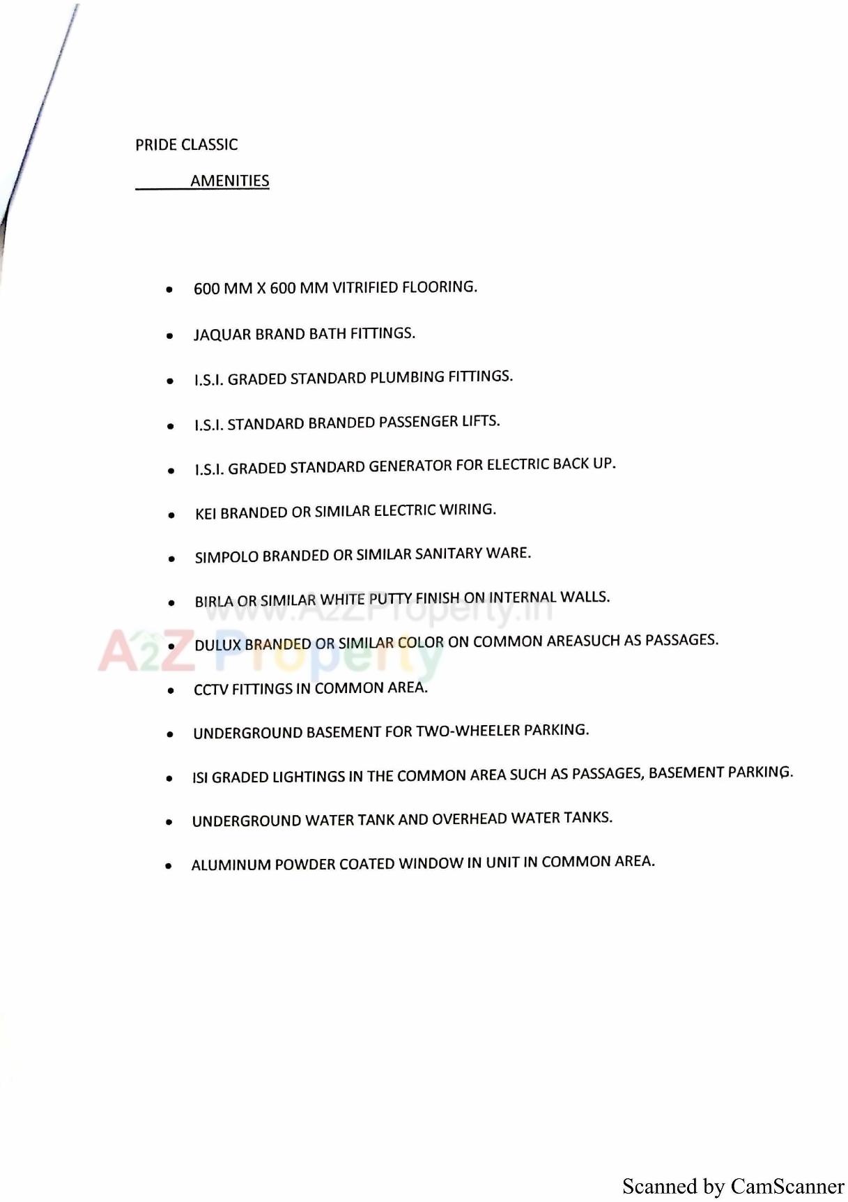  of real estate project Pride Classic located at Raiya, Rajkot, Gujarat