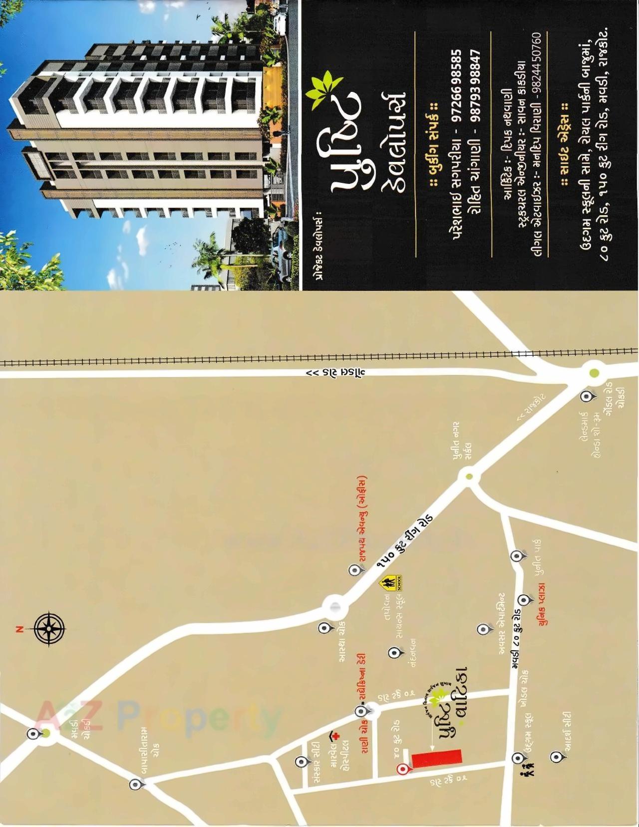 of real estate project Pushti Vatika located at Mavdi, Rajkot, Gujarat