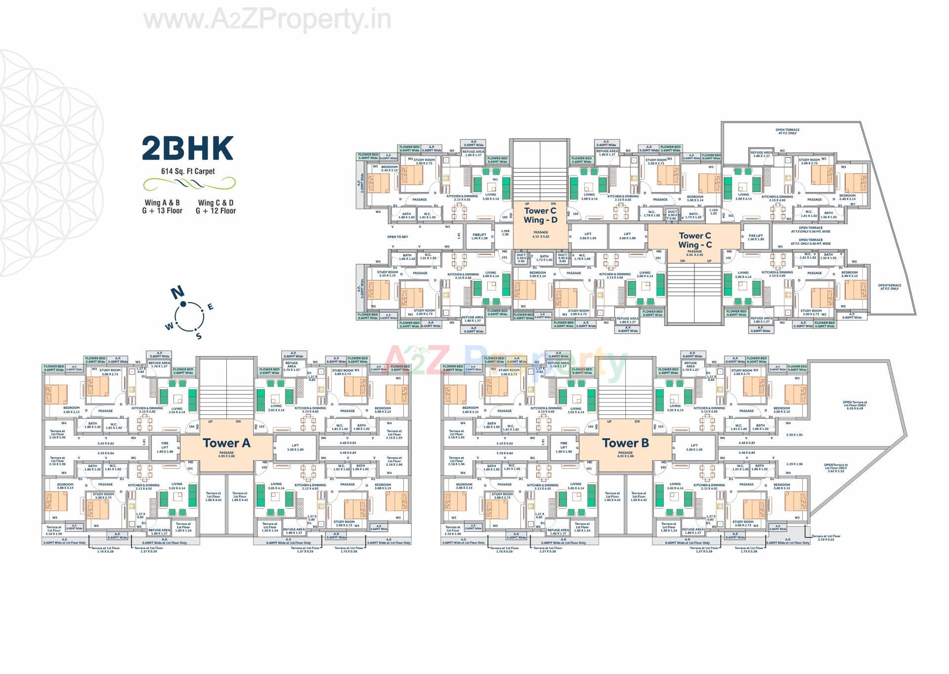 Layout of real estate project Pusti Hills located at Kangashiyali, Rajkot, Gujarat