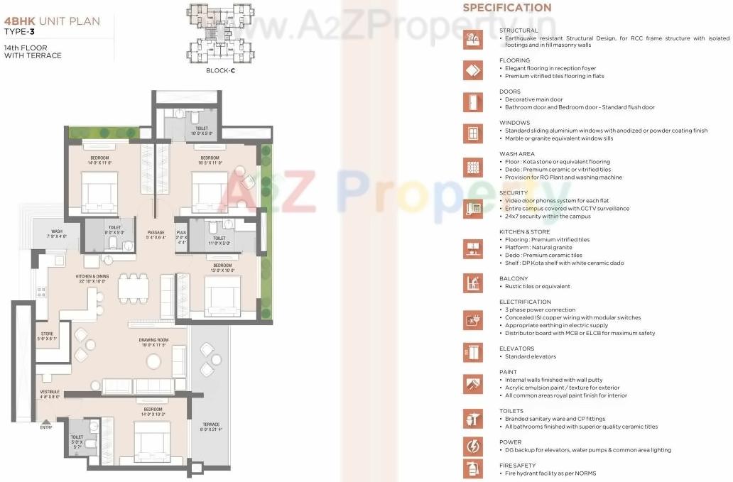 Layout of real estate project R K Ambiance located at Rajkot, Rajkot, Gujarat