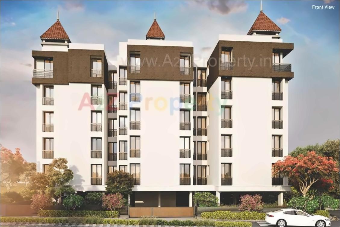 3D Elevation of real estate project R K Dreamland located at Rajkot, Rajkot, Gujarat