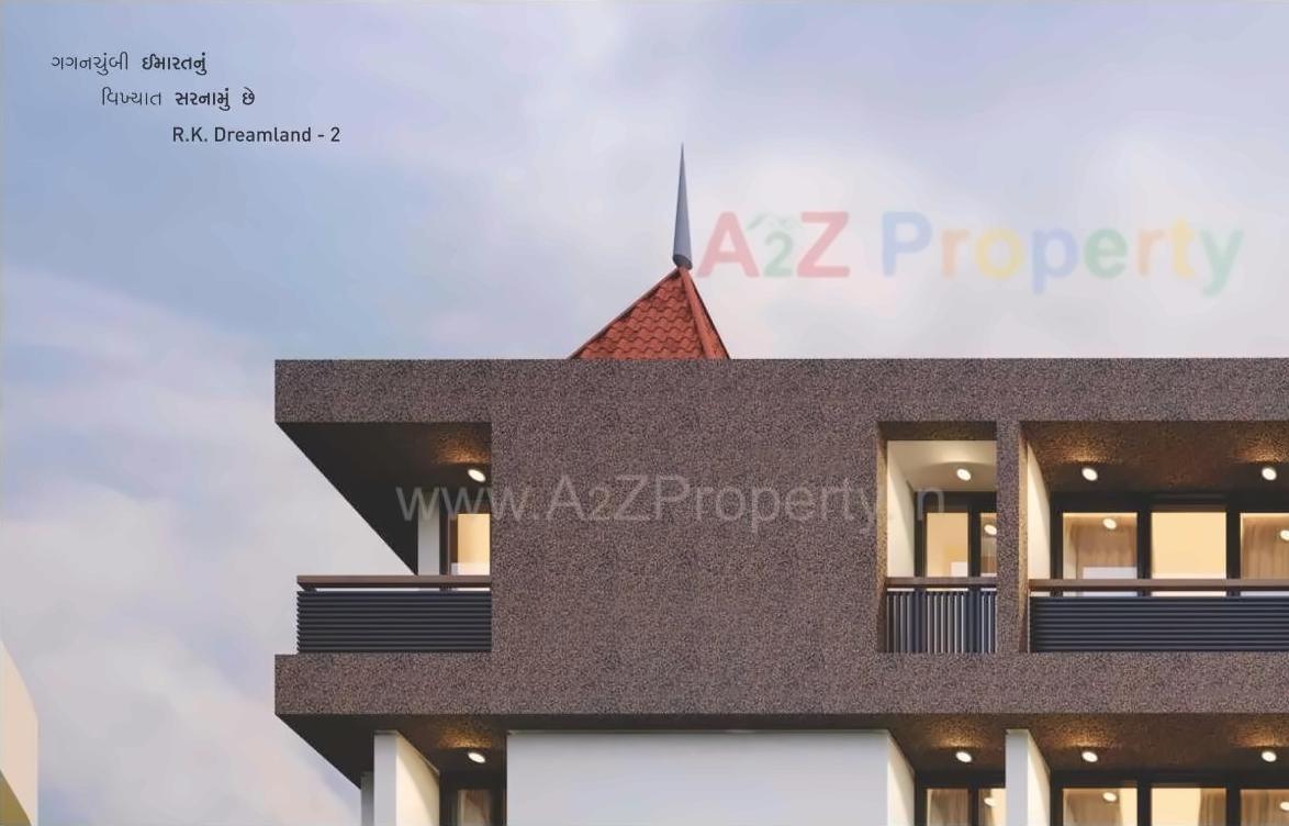 3D Elevation of real estate project R K Dreamland located at Rajkot, Rajkot, Gujarat