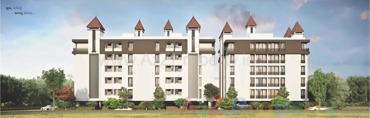 3D Elevation of real estate project R K Dreamland located at Rajkot, Rajkot, Gujarat