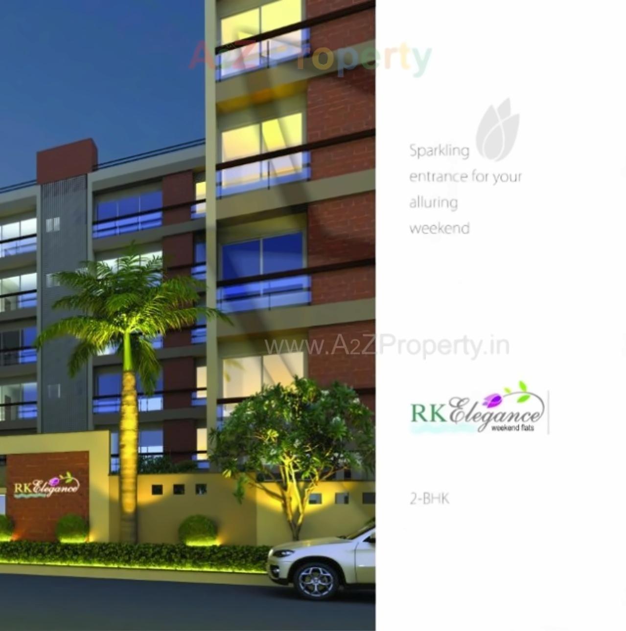 3D Elevation of real estate project R K Elegance located at Kankot, Rajkot, Gujarat