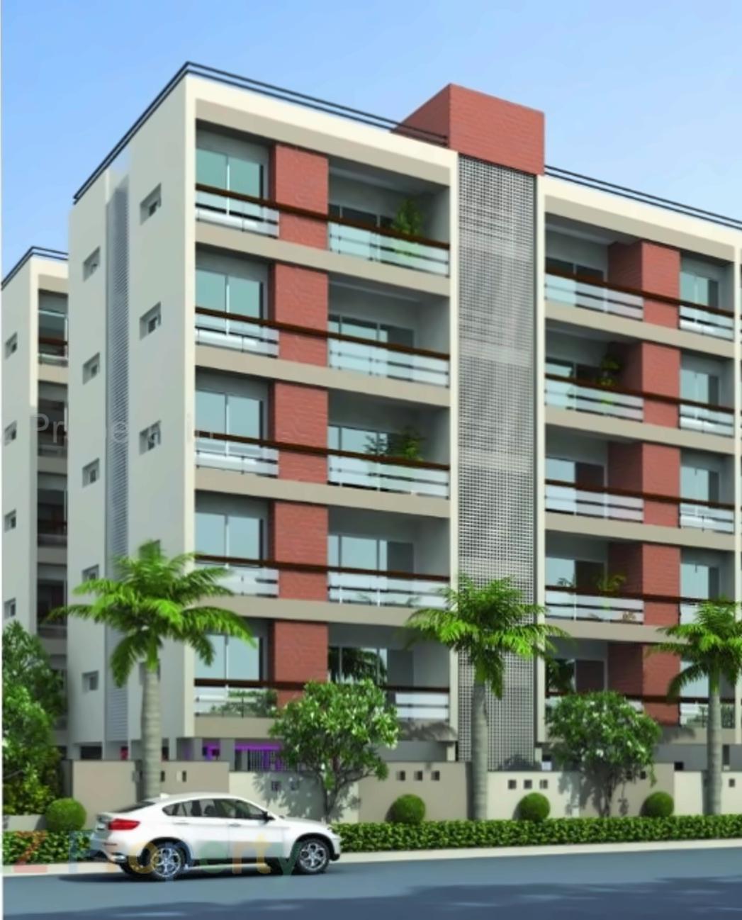 3D Elevation of real estate project R K Elegance located at Kankot, Rajkot, Gujarat
