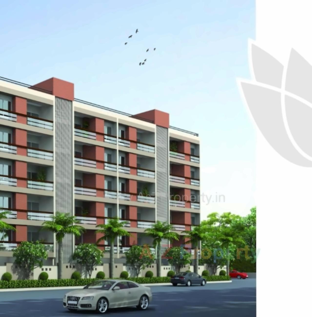 3D Elevation of real estate project R K Elegance located at Kankot, Rajkot, Gujarat