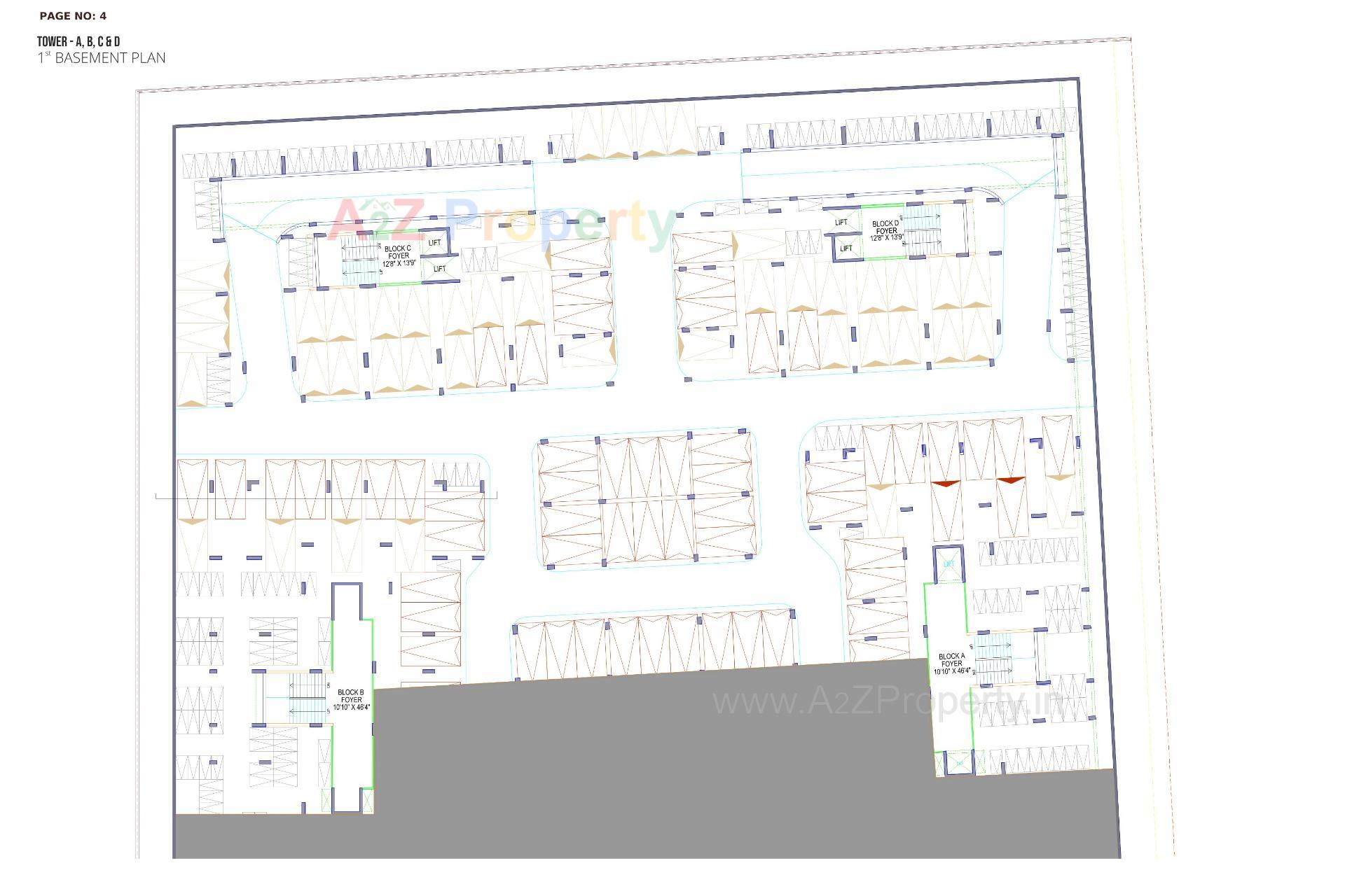 Layout of real estate project R K Highstreet located at Rajkot, Rajkot, Gujarat