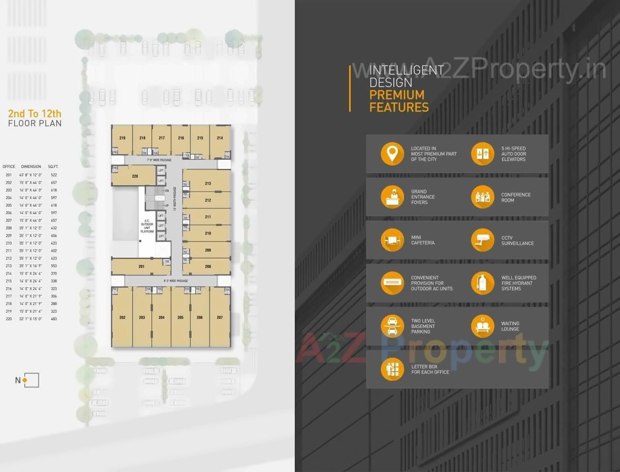 Layout of real estate project R K Prime located at Nana-mava, Rajkot, Gujarat