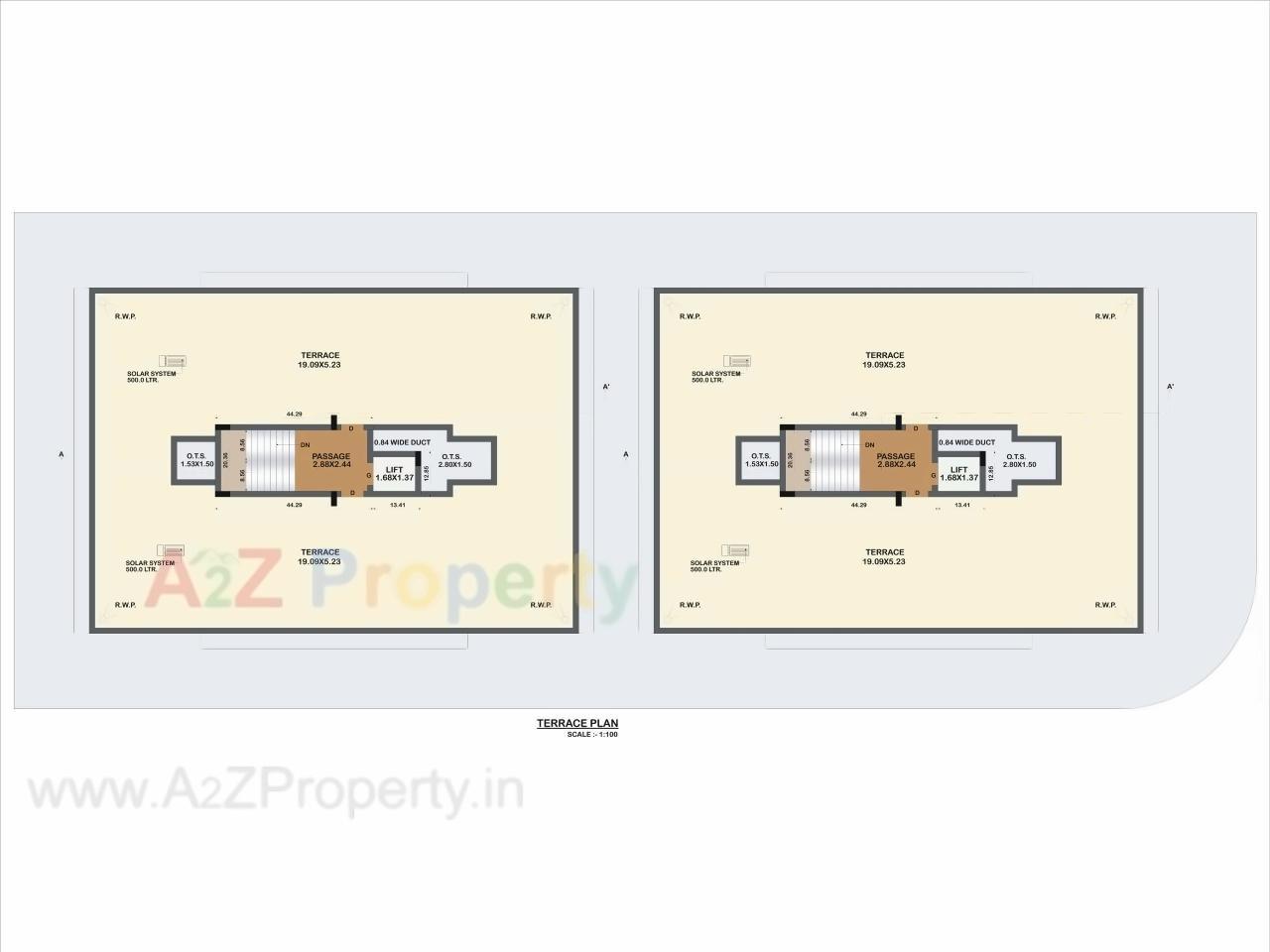 Layout of real estate project Race Course Gardenia located at Ghanteshwar, Rajkot, Gujarat